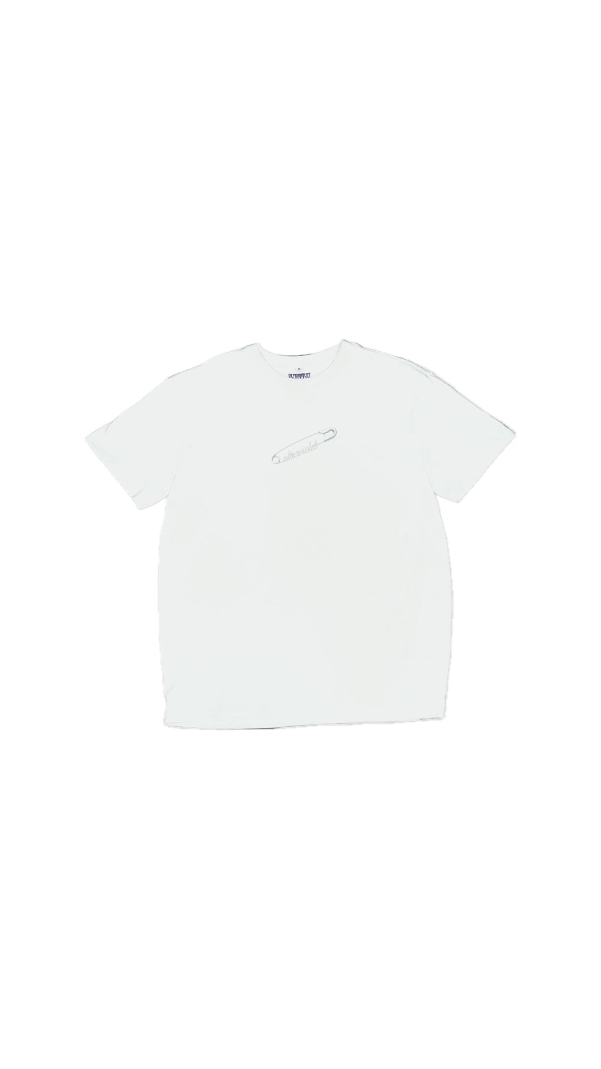 Tee Shirt Ultraviolet Safety Pin Logo White