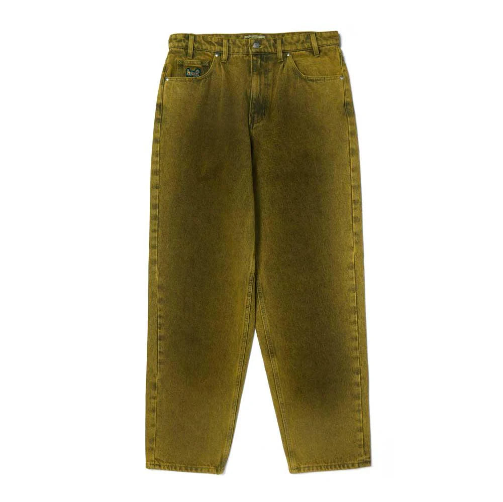 Pants Huf Cromer Washed Paint Tarragon