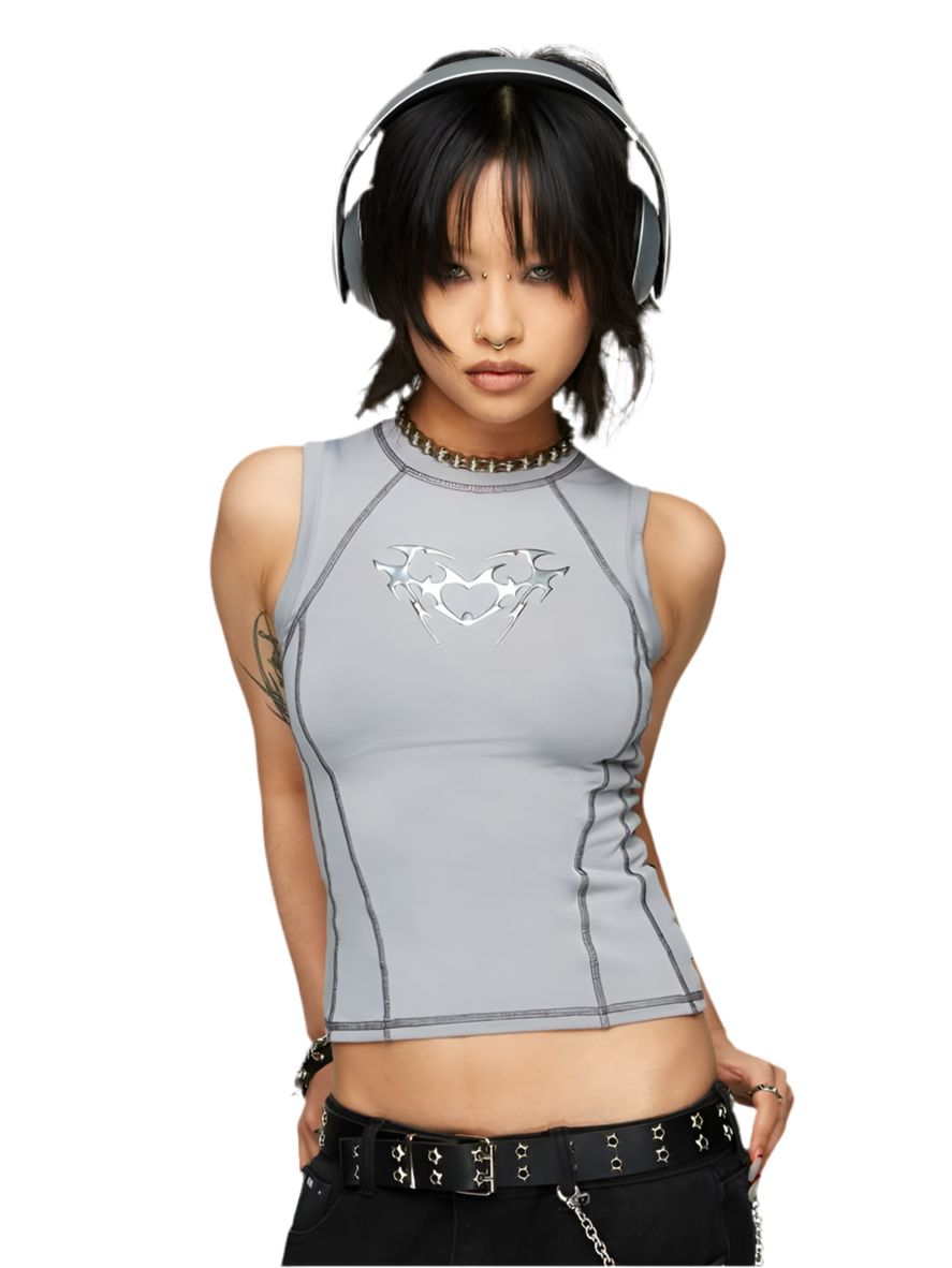 Crop Top Minga London Grey