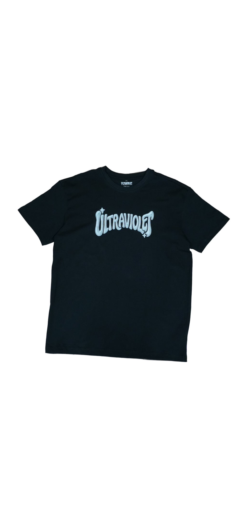 Tee Shirt Ultraviolet Chrome Logo Black