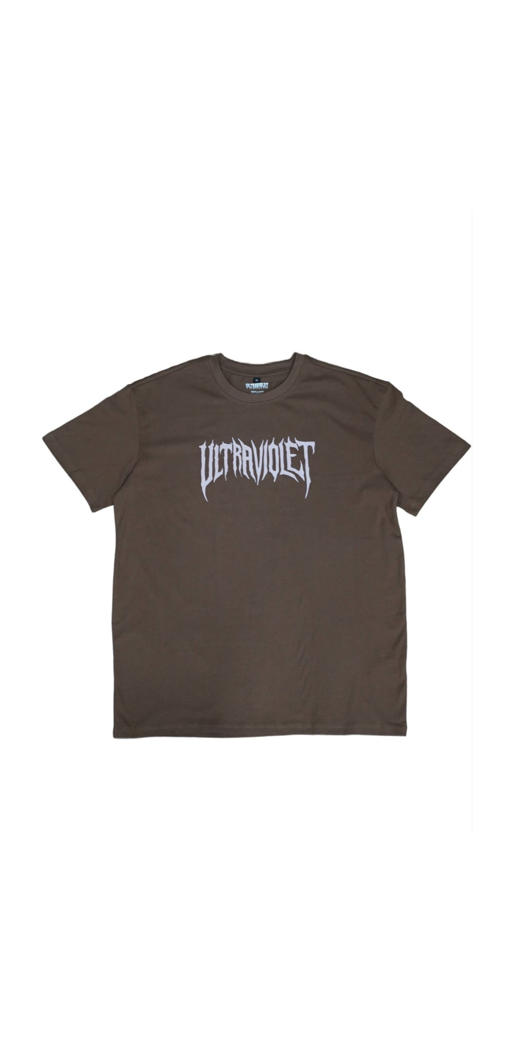 Tee Shirt Ultraviolet Trash Logo Brown