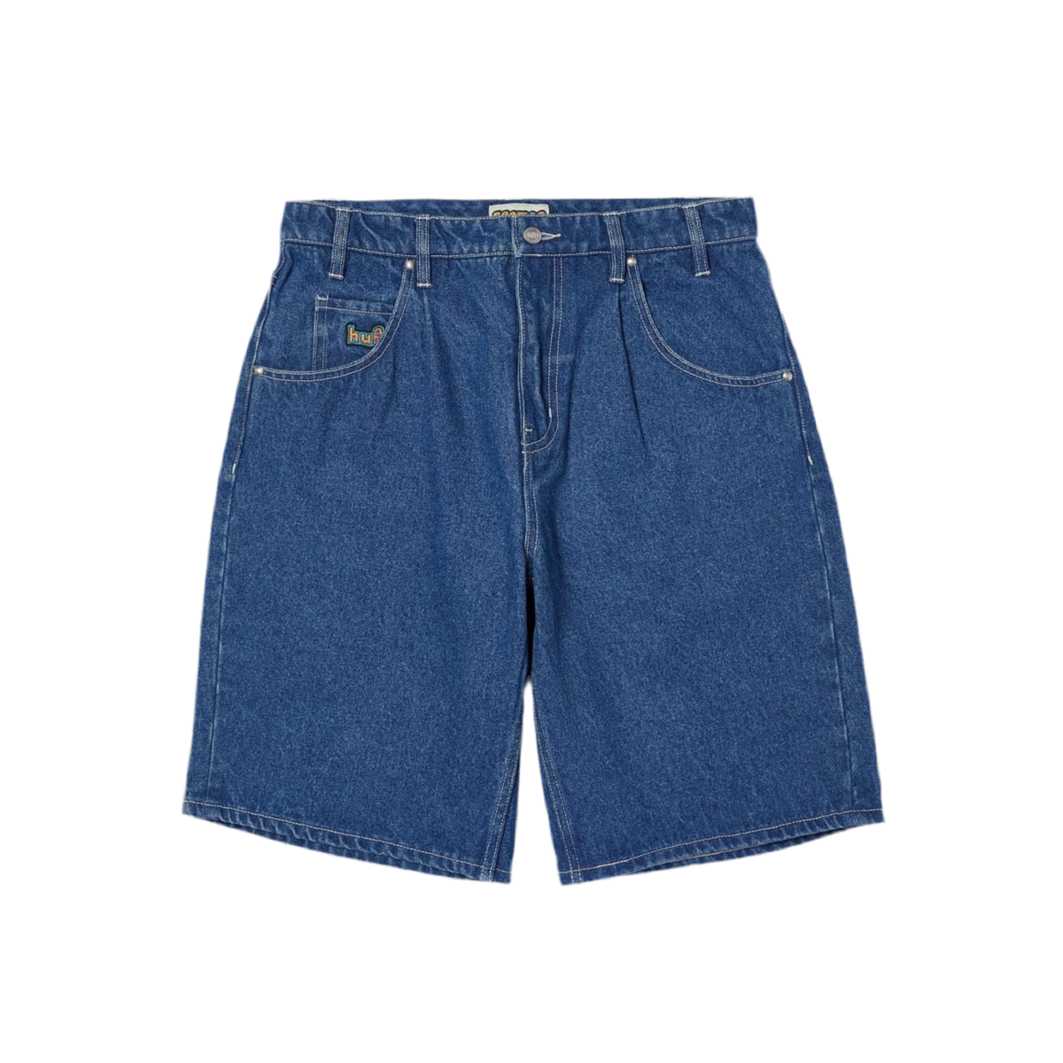 Short Huf Cromer Stone Wash Indigo