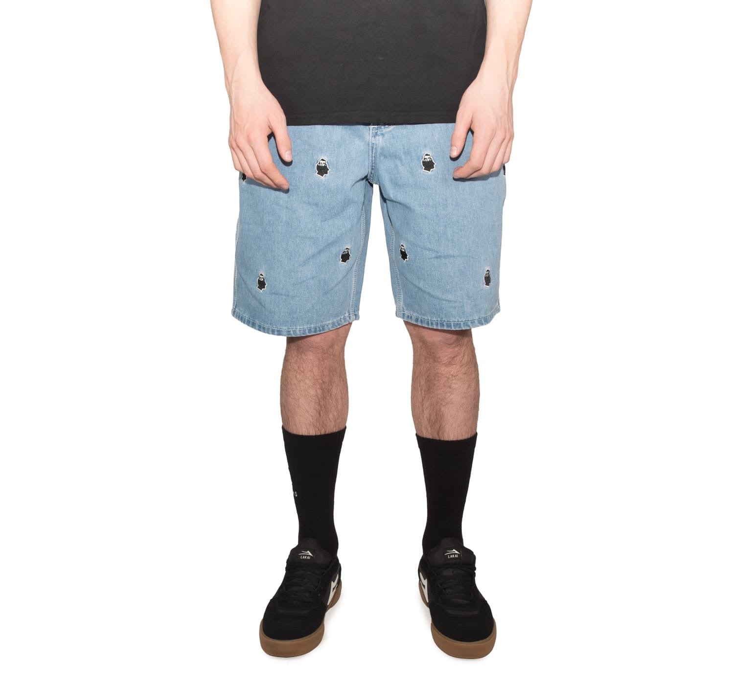 Short NNSNS Bigfoot AOP Lighter Denim