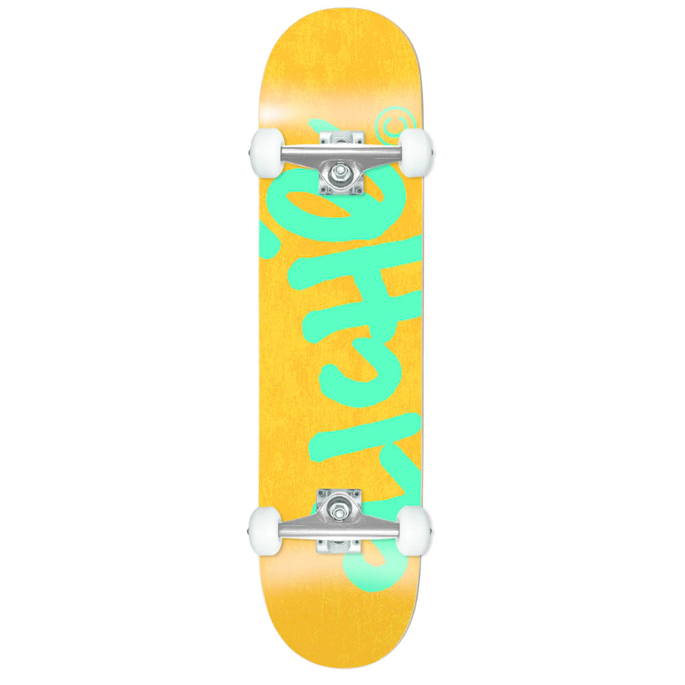 Complete Cliché Handwritten Orange Teal 8"25