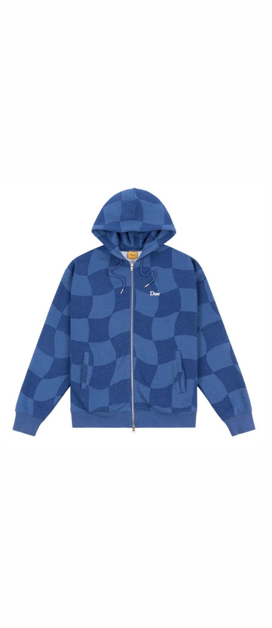 Hoodie Dime Classic Checkmate Zip Blue