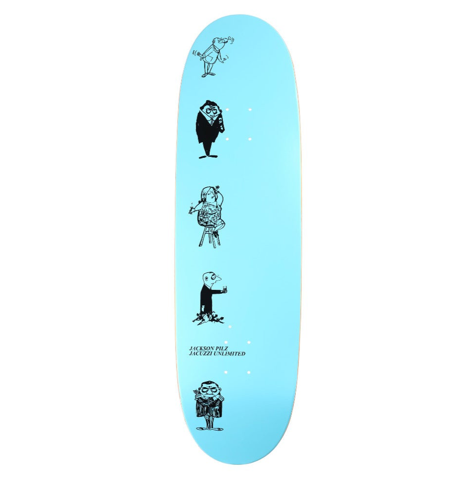 Deck Jacuzzi Jackson Pilz Patrons Light Blue 9"125