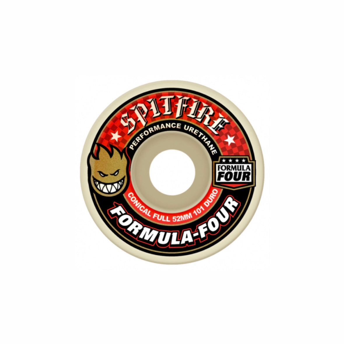 Roues Spitfire F4 Conical Full Red 101D 52mm