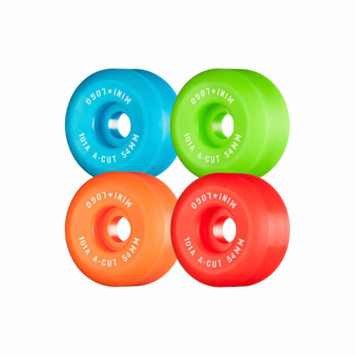 Roues Mini Logo A-Cut 54mm 101A Assorted