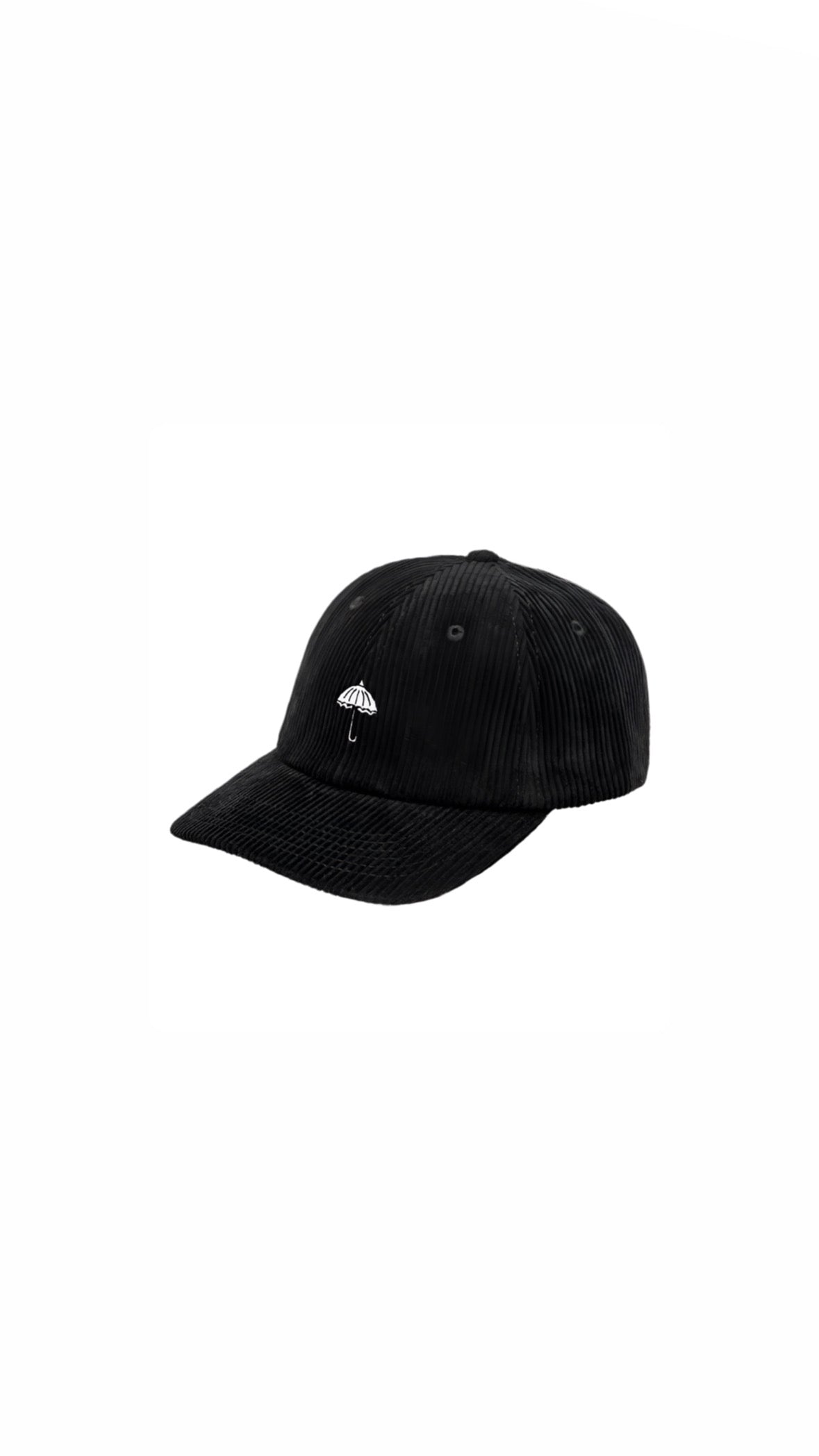 Casquette Hélas Classic Corduroy Black