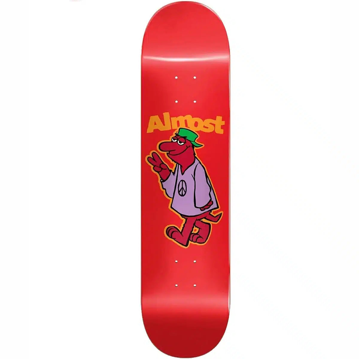Deck Almost Peace Out Red 8”125