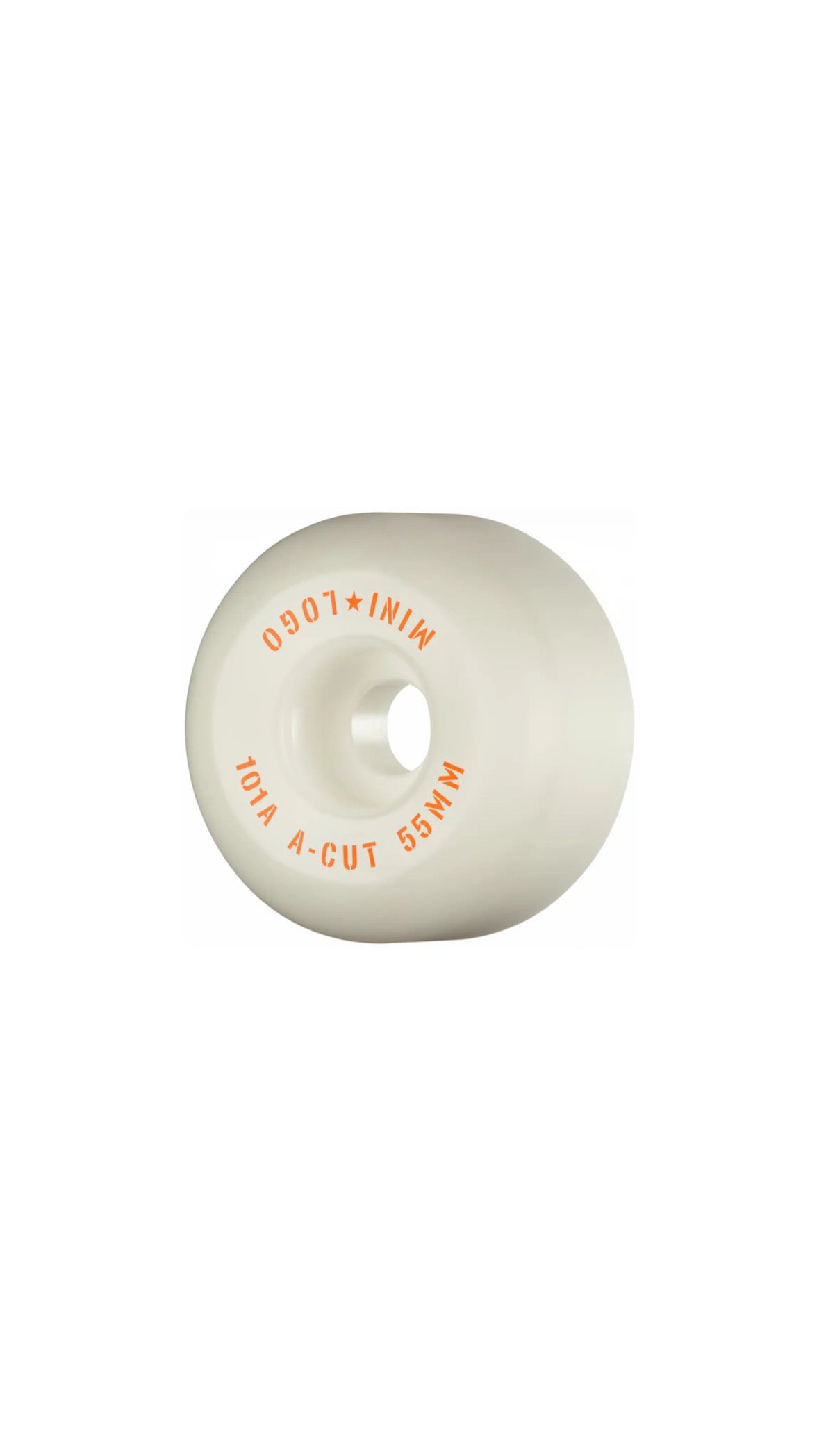 Roues Minilogo 55mm A-Cut II 101A White