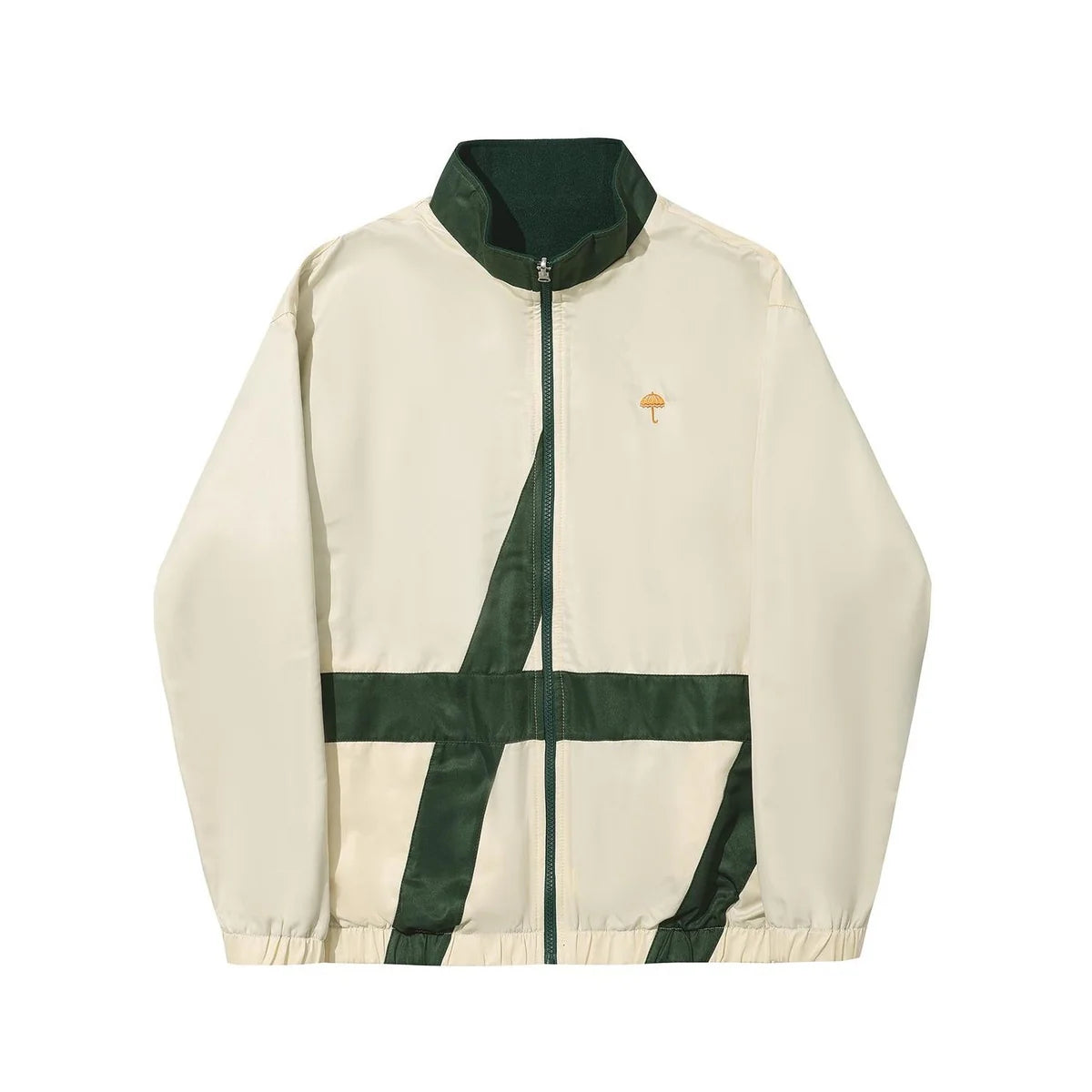 Veste Réversible Hélas Reverso Fleece Sport Jacket Off White Green