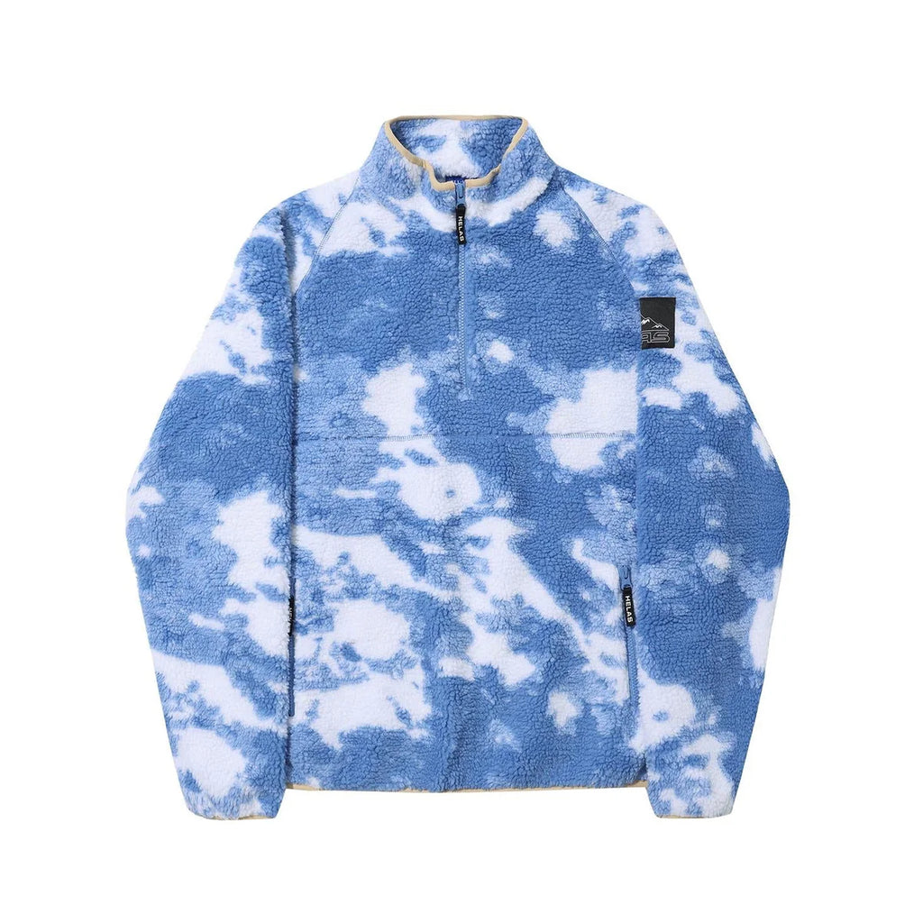 Veste Hélas Mundy Fleece Quarter Zip Jacket Blue Cloud