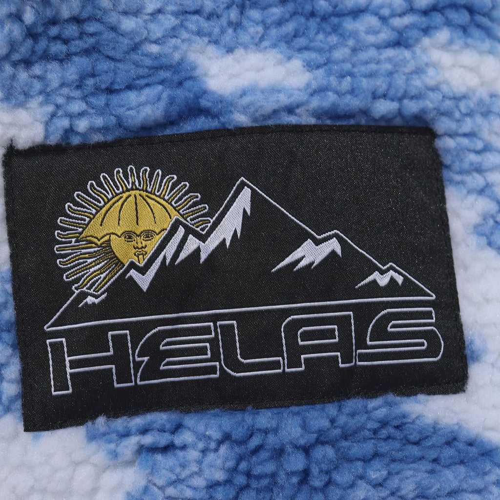 Veste Hélas Mundy Fleece Quarter Zip Jacket Blue Cloud